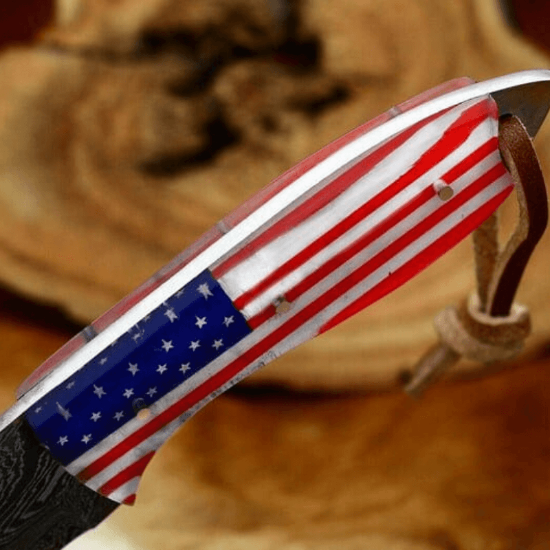 7.5 Inch US Flag Skinner Knife (1)