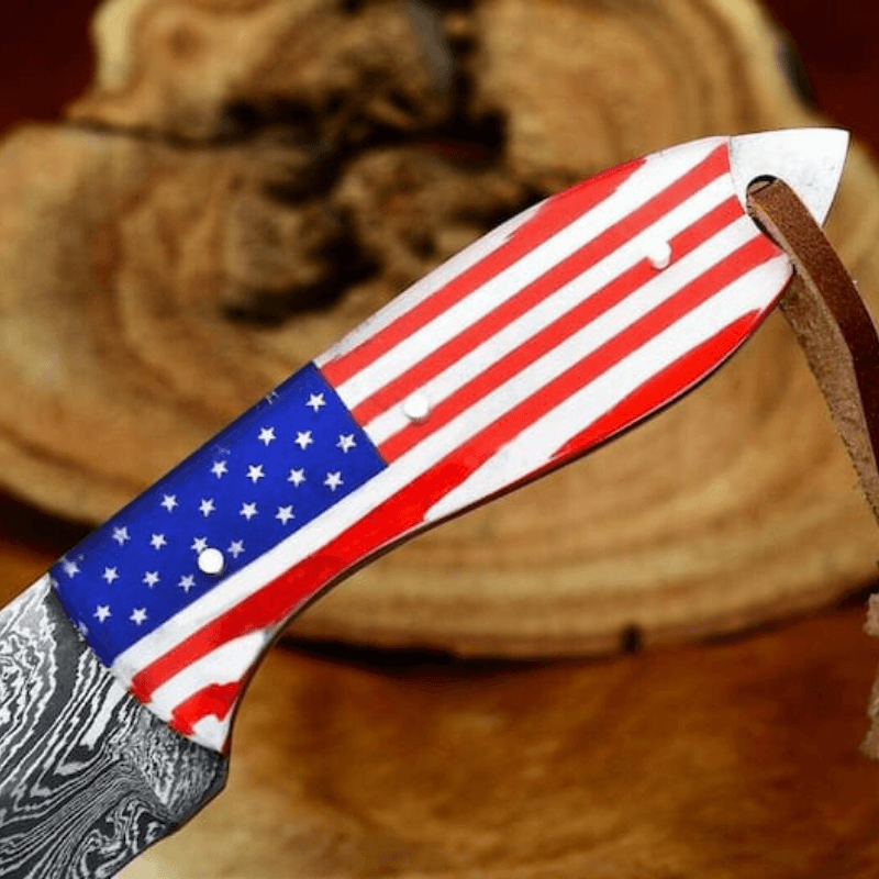 7.5 Inch US Flag Skinner Knife (3)